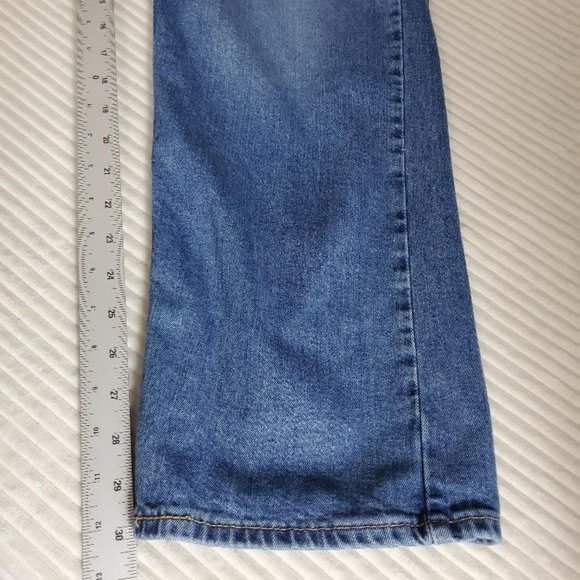 Levis 505 Jeans Mens 40x32 Blue Denim Medium Wash - Picture 8 of 9